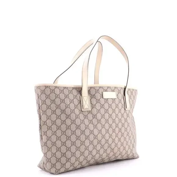 Gucci Plus Tote Gg Coated Canvas With #238970G11B - Picture 2 of 7